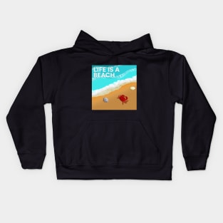 Life's a Beach (Type - 2) - Design Kids Hoodie